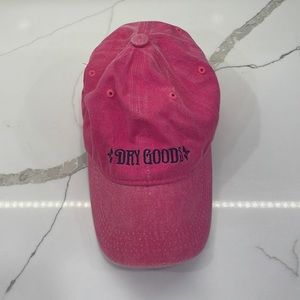 New. Dry goods baseball cap. Dusty rose color.